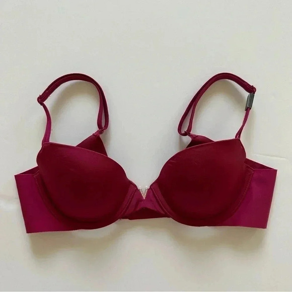 Victoria Secret Lined Demi Underwire Bra Padded Size 32A - Picture 1 of 5